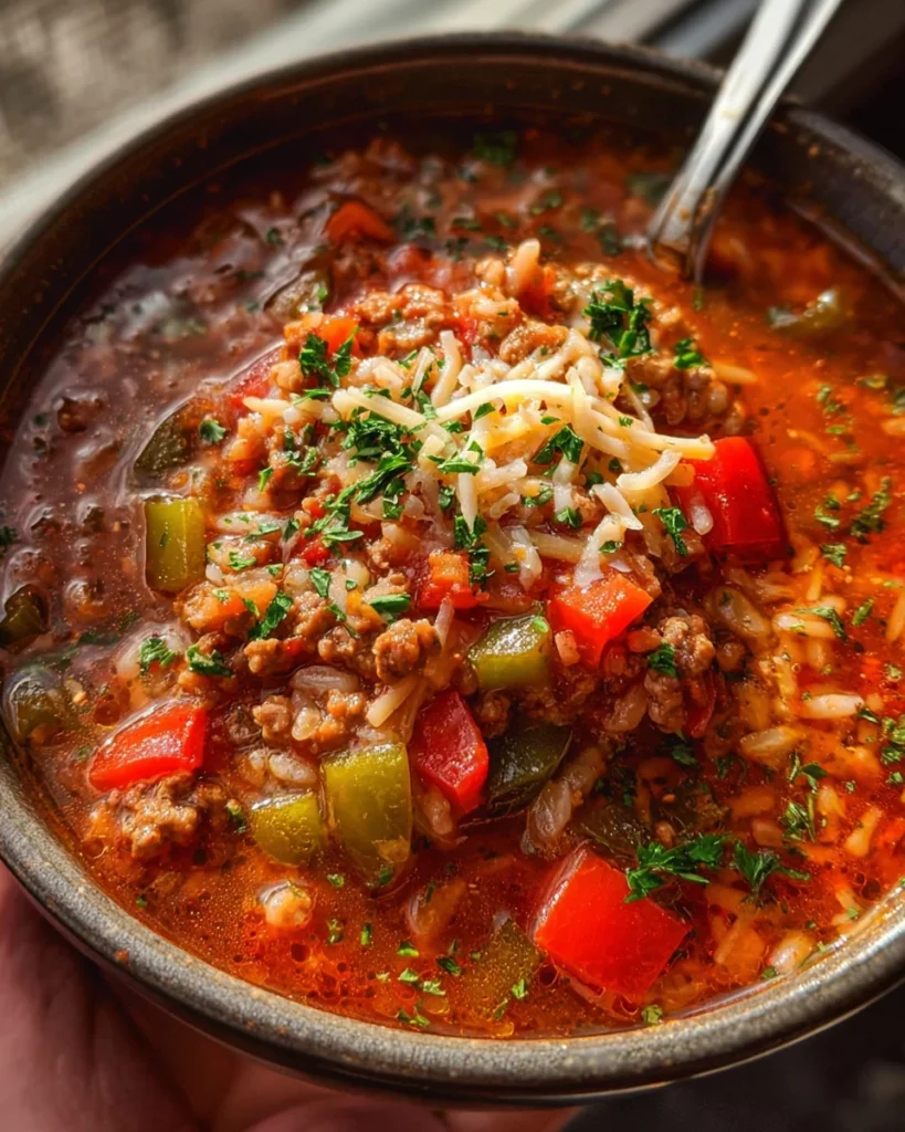 Stuffed Pepper Soup