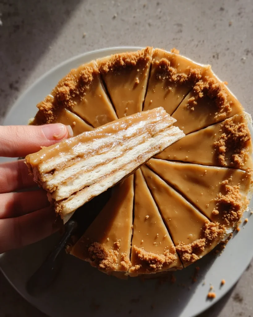 Vanilla & Speculoos Crêpe Cake