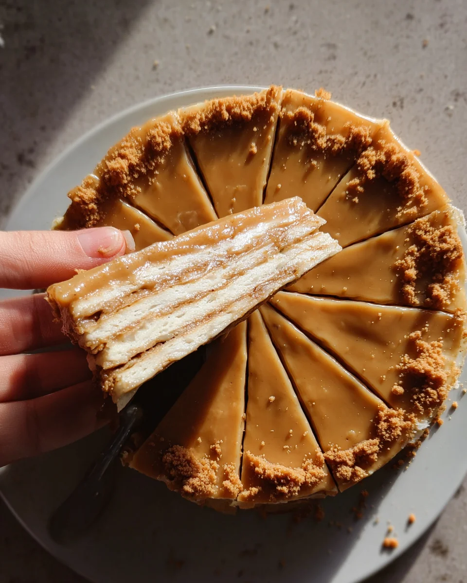 Vanilla & Speculoos Crêpe Cake