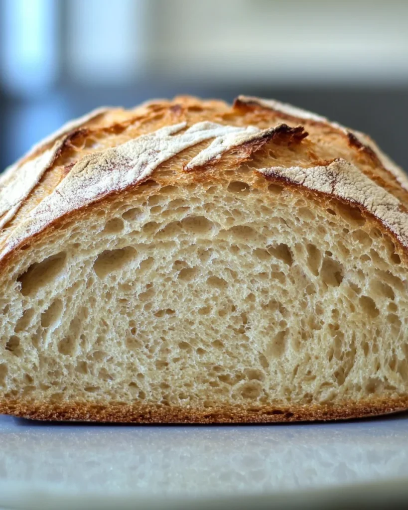 Beginners Sourdough bread recipe: High starter method