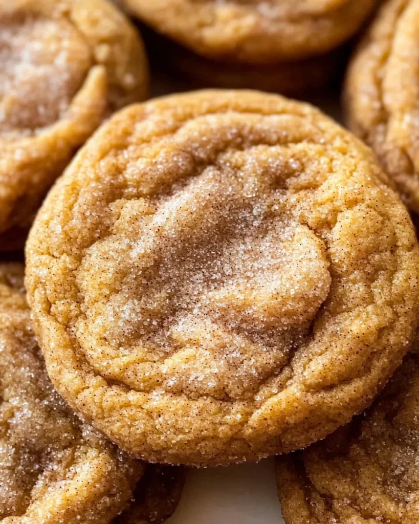 Chewy Pumpkin Snickerdoodle Cookies