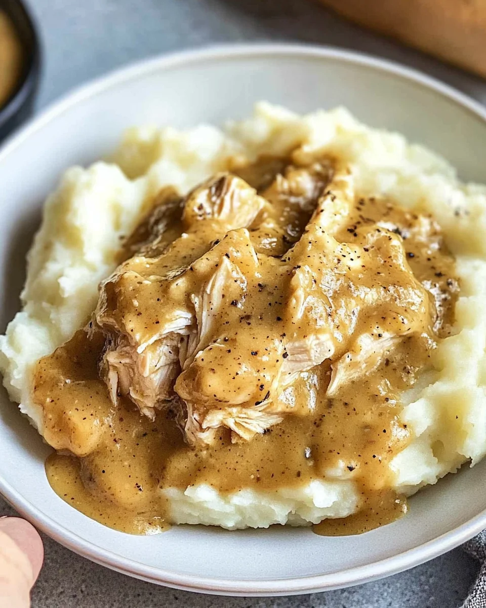 Chicken and Gravy (over mashed potatoes)