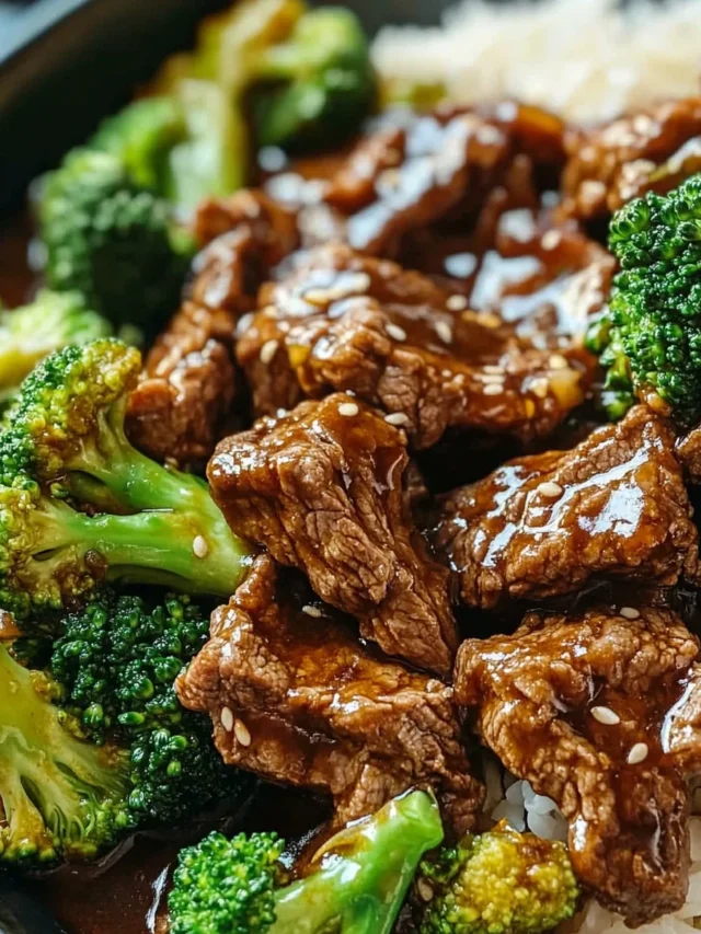 Chinese Beef and Broccoli (牛肉炒西兰花)