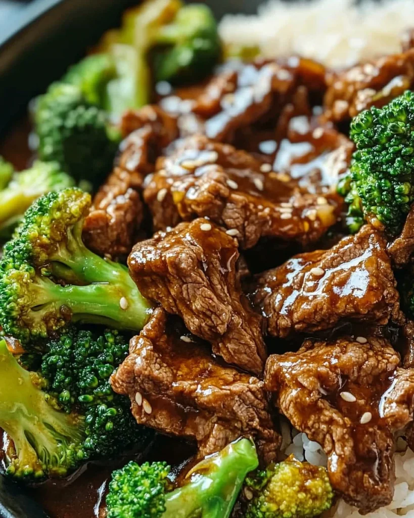 Chinese Beef and Broccoli (牛肉炒西兰花)