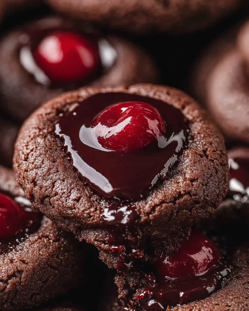 Chocolate Cherry Cookies