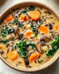 Cozy Autumn Wild Rice Soup