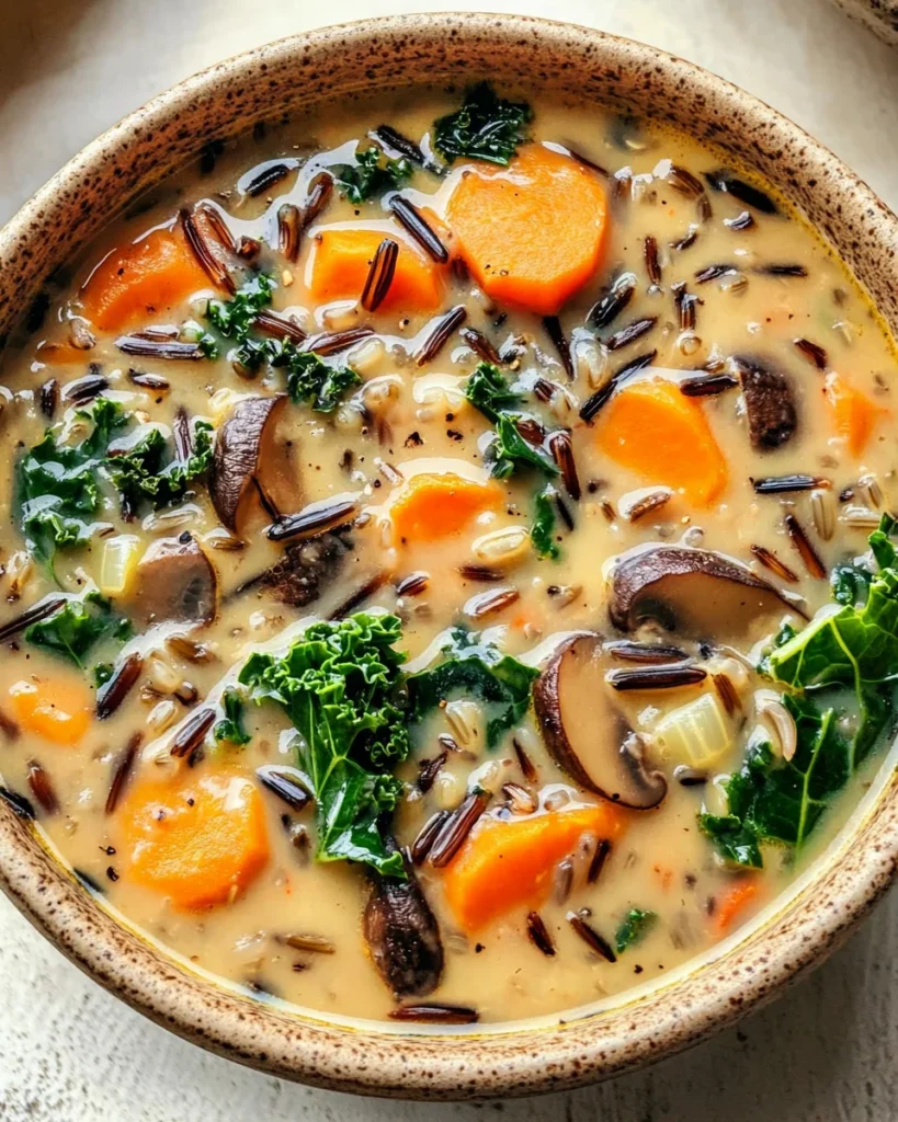 Cozy Autumn Wild Rice Soup