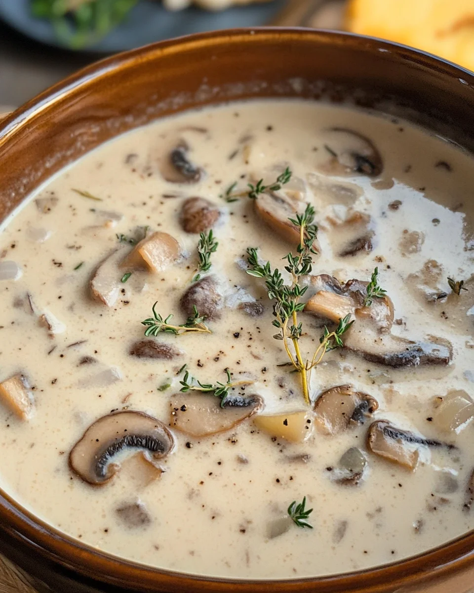 Cream of Mushroom Soup Recipe