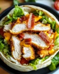 Crispy Chicken Bacon Ranch Wrap