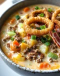 Easy Cheeseburger Soup Recipe