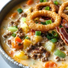 Easy Cheeseburger Soup Recipe