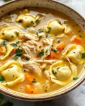 Easy Chicken Tortellini Soup
