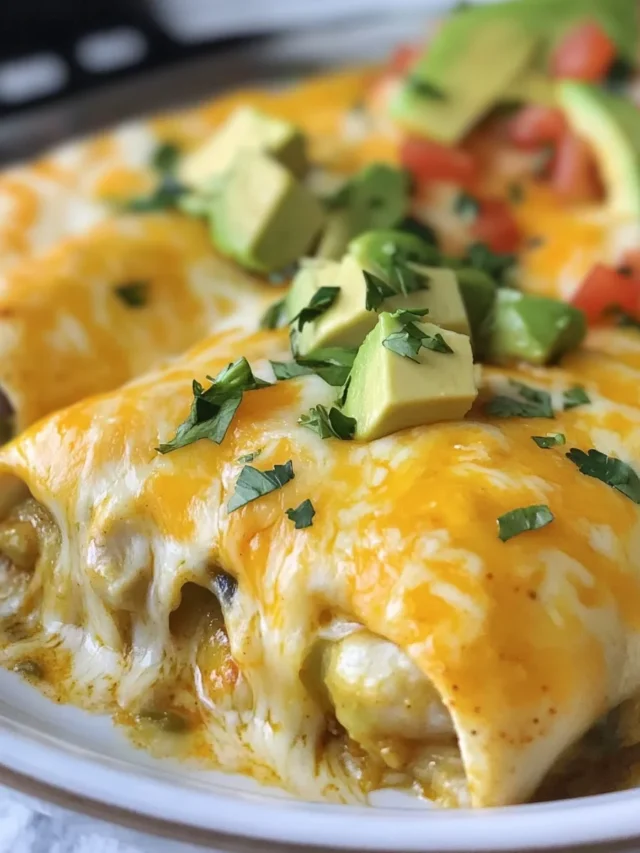 Green Chili Chicken Enchiladas Recipe