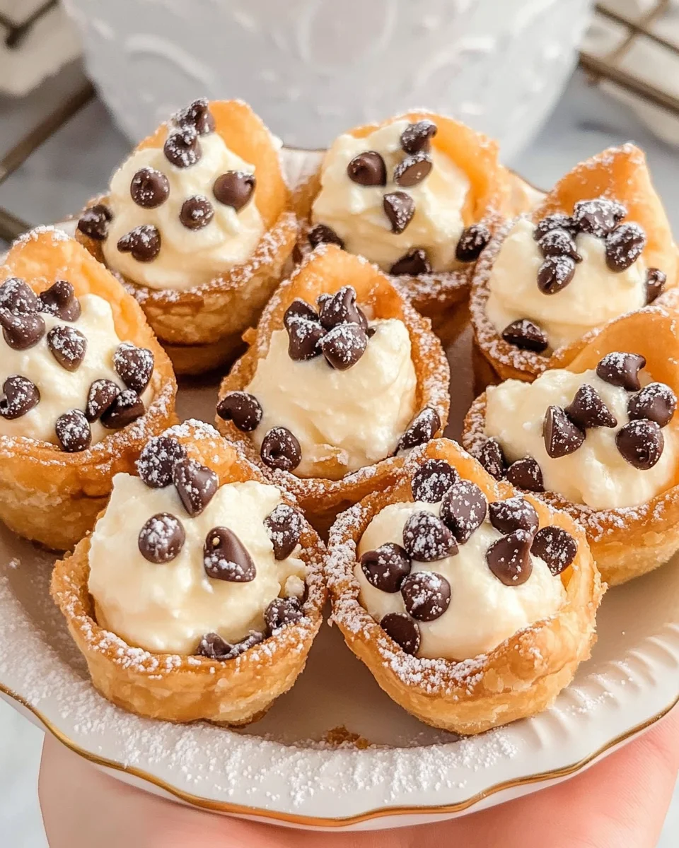 Mini Cannoli Cups