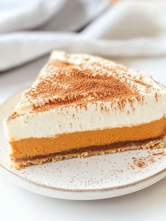 No Bake Pumpkin Pie Cheesecake