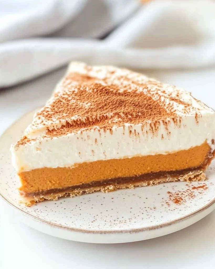 No Bake Pumpkin Pie Cheesecake