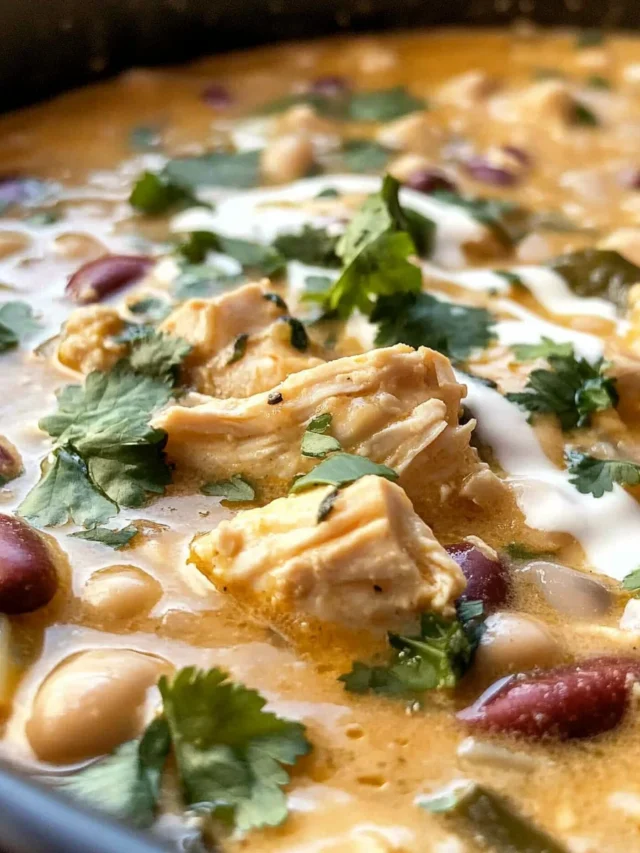 Poblano Chicken Chili