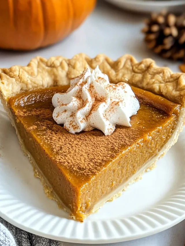 Pumpkin Pie Recipe