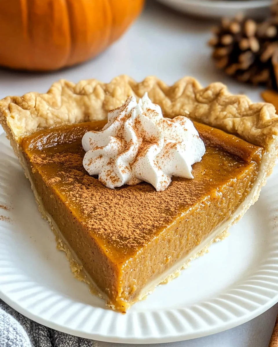 Pumpkin Pie Recipe