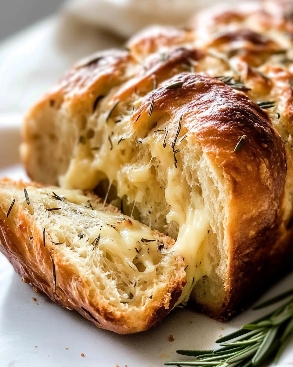 Rosemary Garlic Pull Apart Bread
