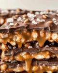 Salted caramel pretzel bark