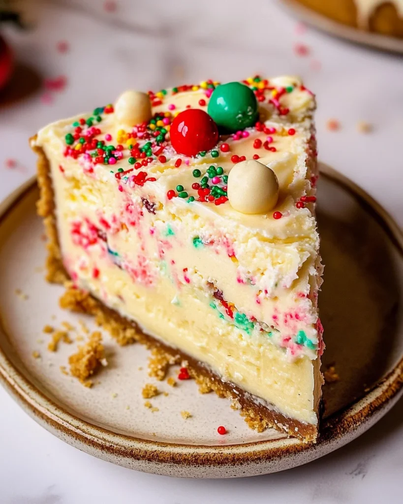 Sugar Cookie Cheesecake