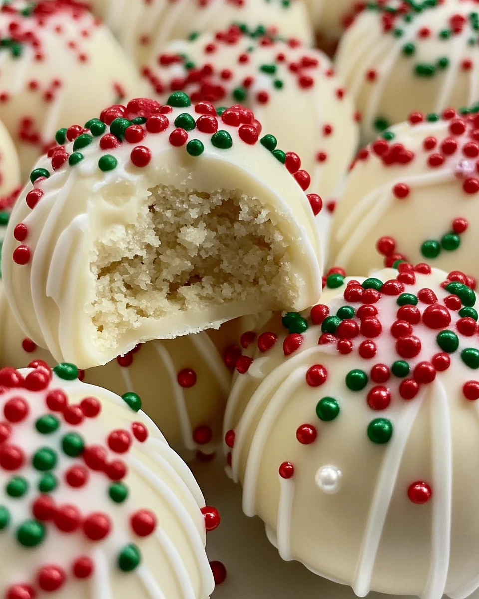 Sugar Cookie Truffles
