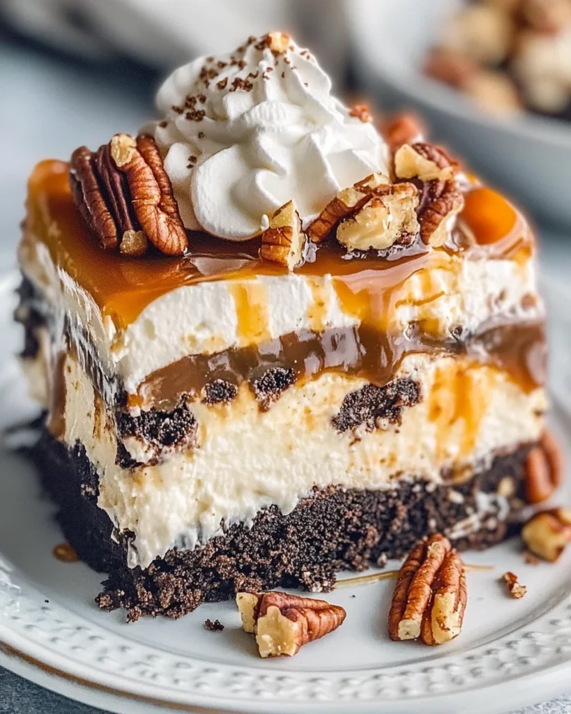 Turtle Lasagna Dessert