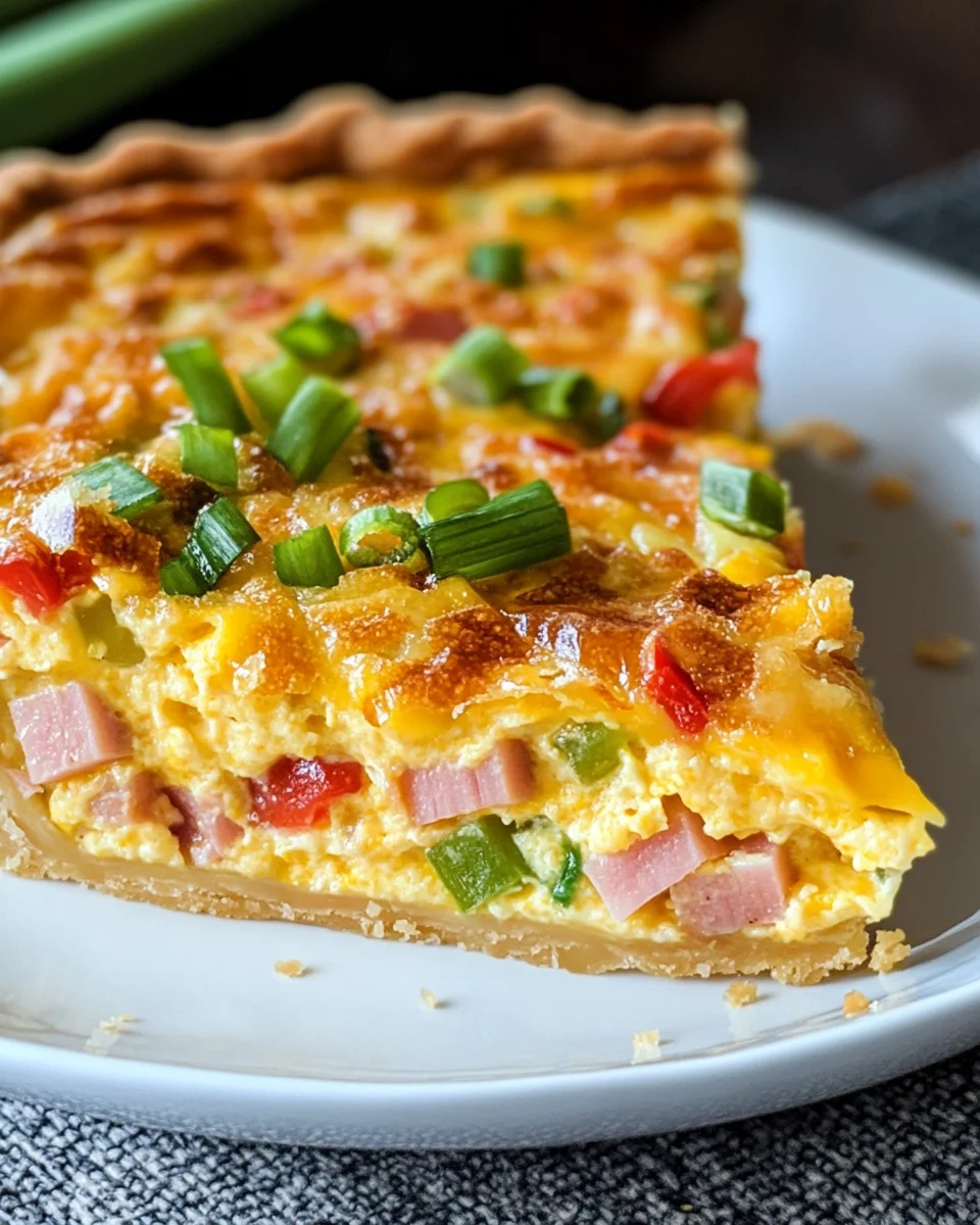 Western Omelet Quiche