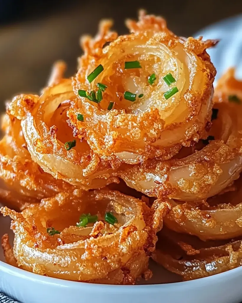 Air Fryer Crispy Mini Blooming Onions for Guilt-Free Snacking