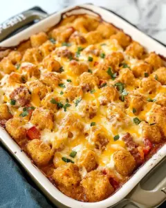 Breakfast Tater Tot Casserole