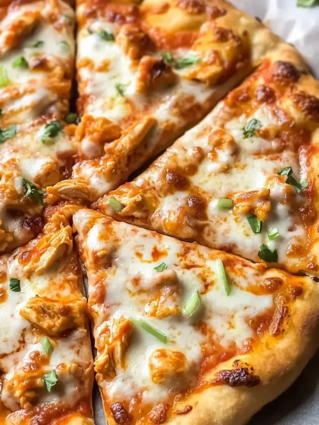 Buffalo Chicken Pizza