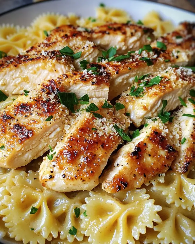 Chicken Garlic Parmesan Pasta