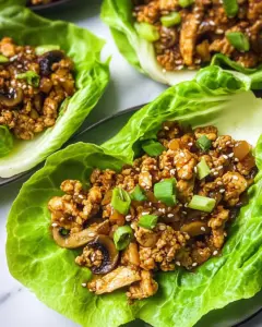 Chicken Lettuce Wraps