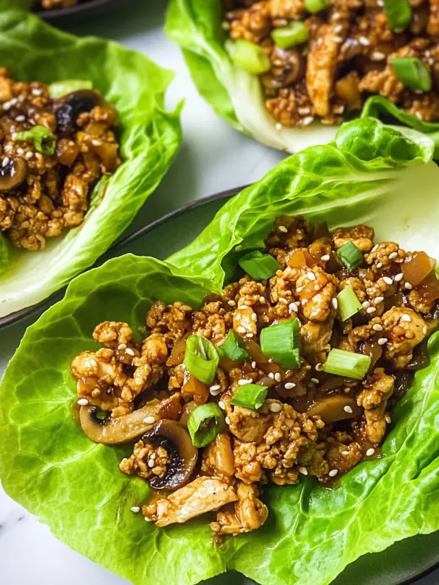 Chicken Lettuce Wraps