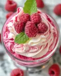 Cottage Cheese Raspberry Mousse