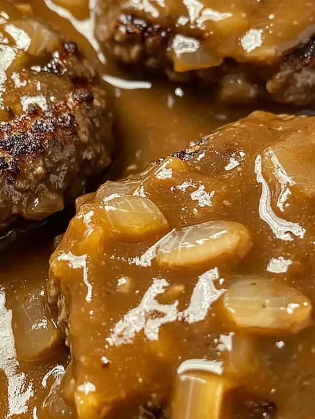 Hamburger Steak (with Onion Gravy!)