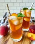 Homemade Peach Iced Tea