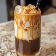 Easy Homemade Iced Caramel Coffee