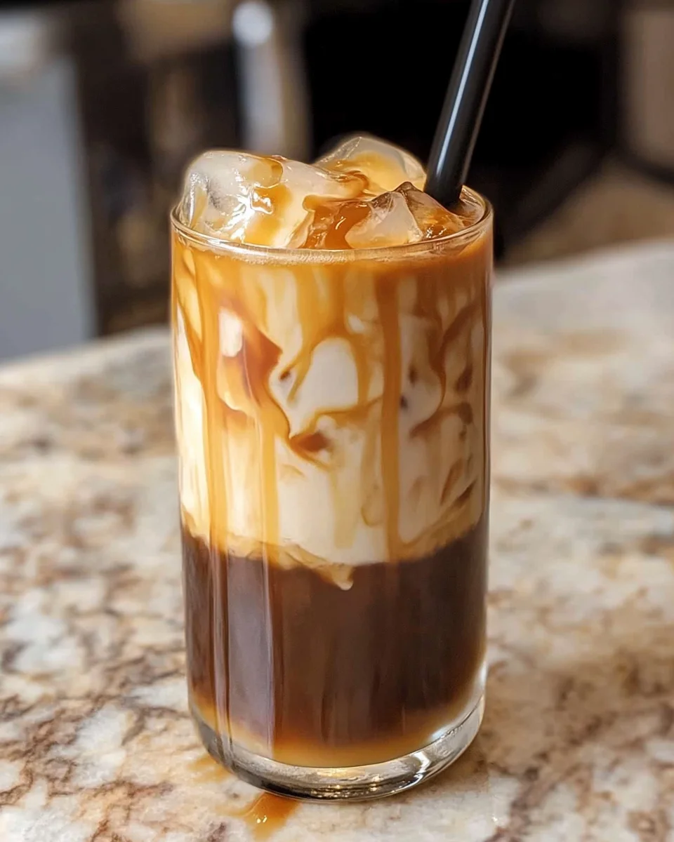 How to make easy homemade iced caramel coffee recipe