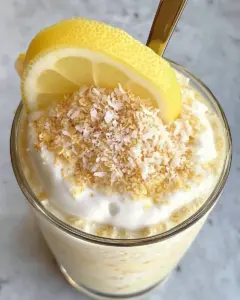 Lemon Cheesecake Overnight Oats
