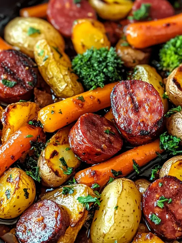 One-Pan Honey Garlic Kielbasa & Veggies: Easy Family Delight