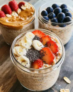 Overnight Oats Base Recipe + 10 Flavor Variations
