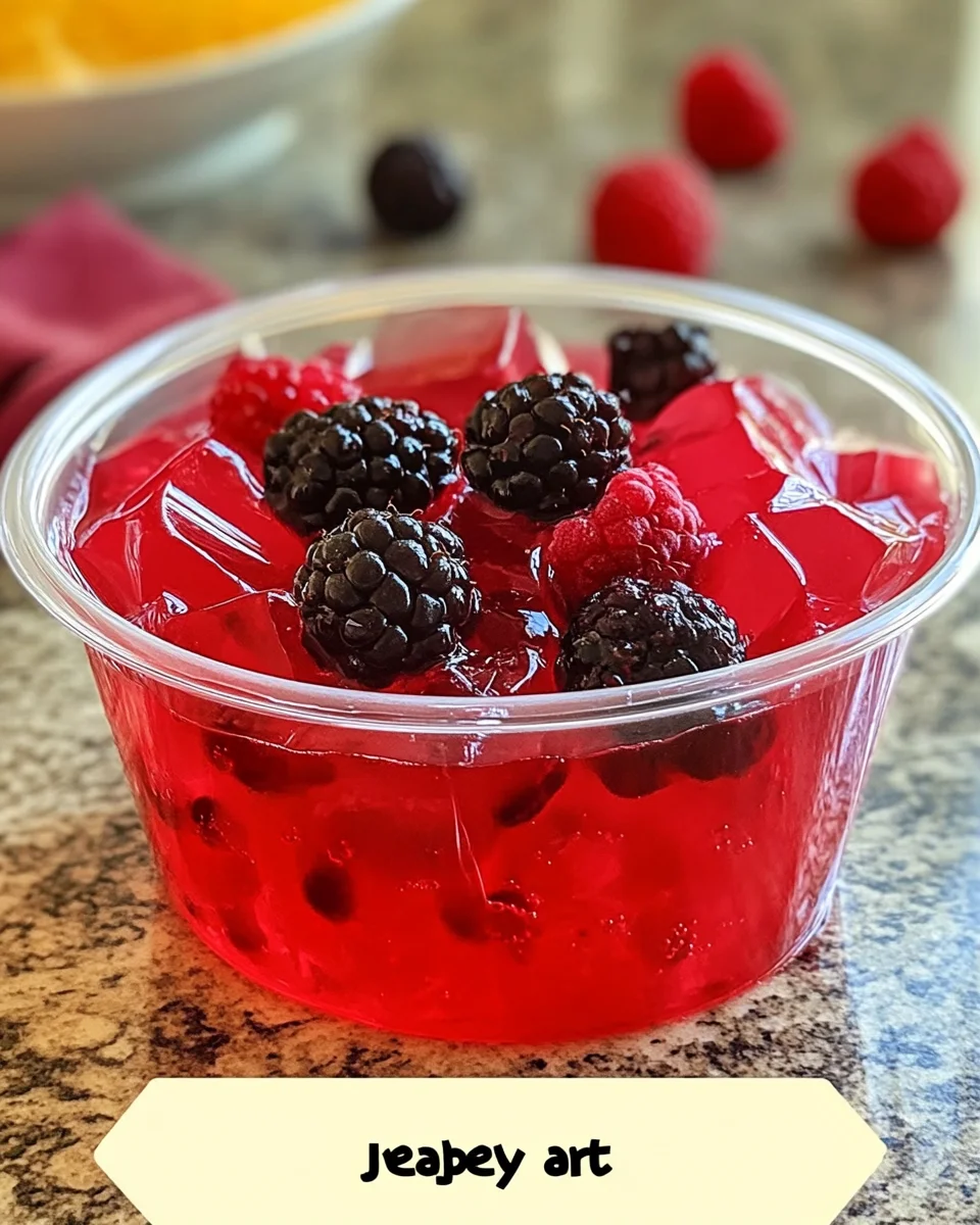 Refreshing Berry Jello Weight Loss Recipe