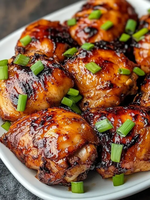 Roasted Miso Chicken Thighs