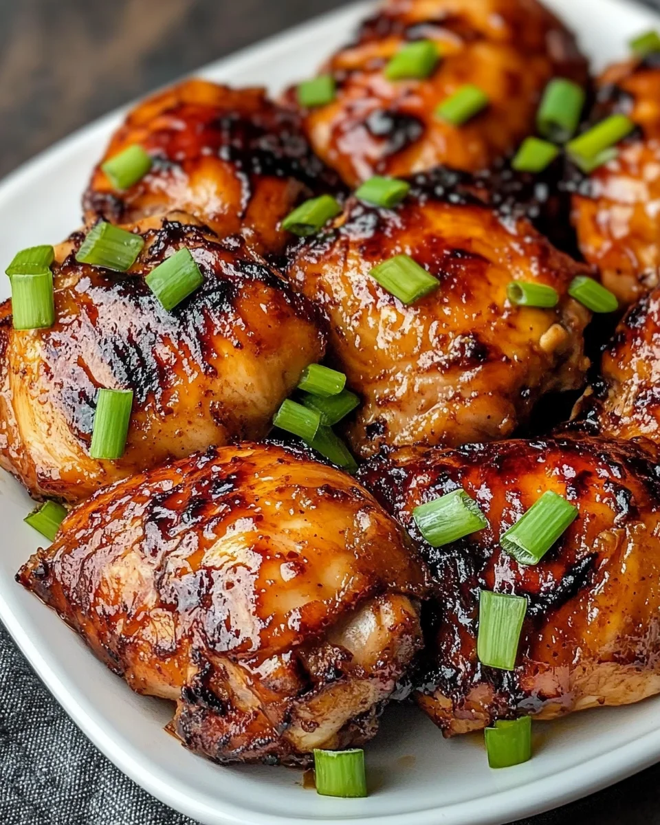Roasted Miso Chicken Thighs