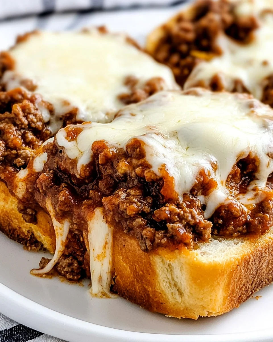 Texas Toast Sloppy Joes
