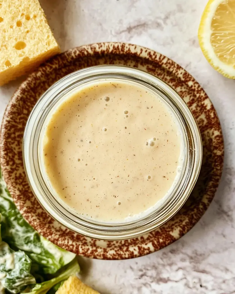 The Best High Protein Caesar Dressing