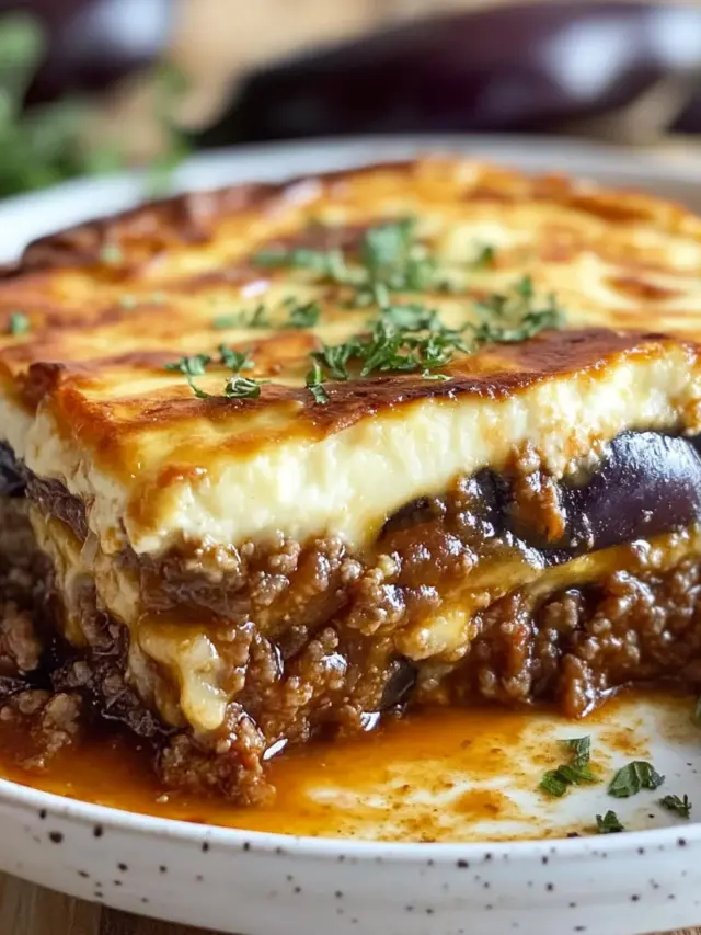 Traditional Moussaka Recipe