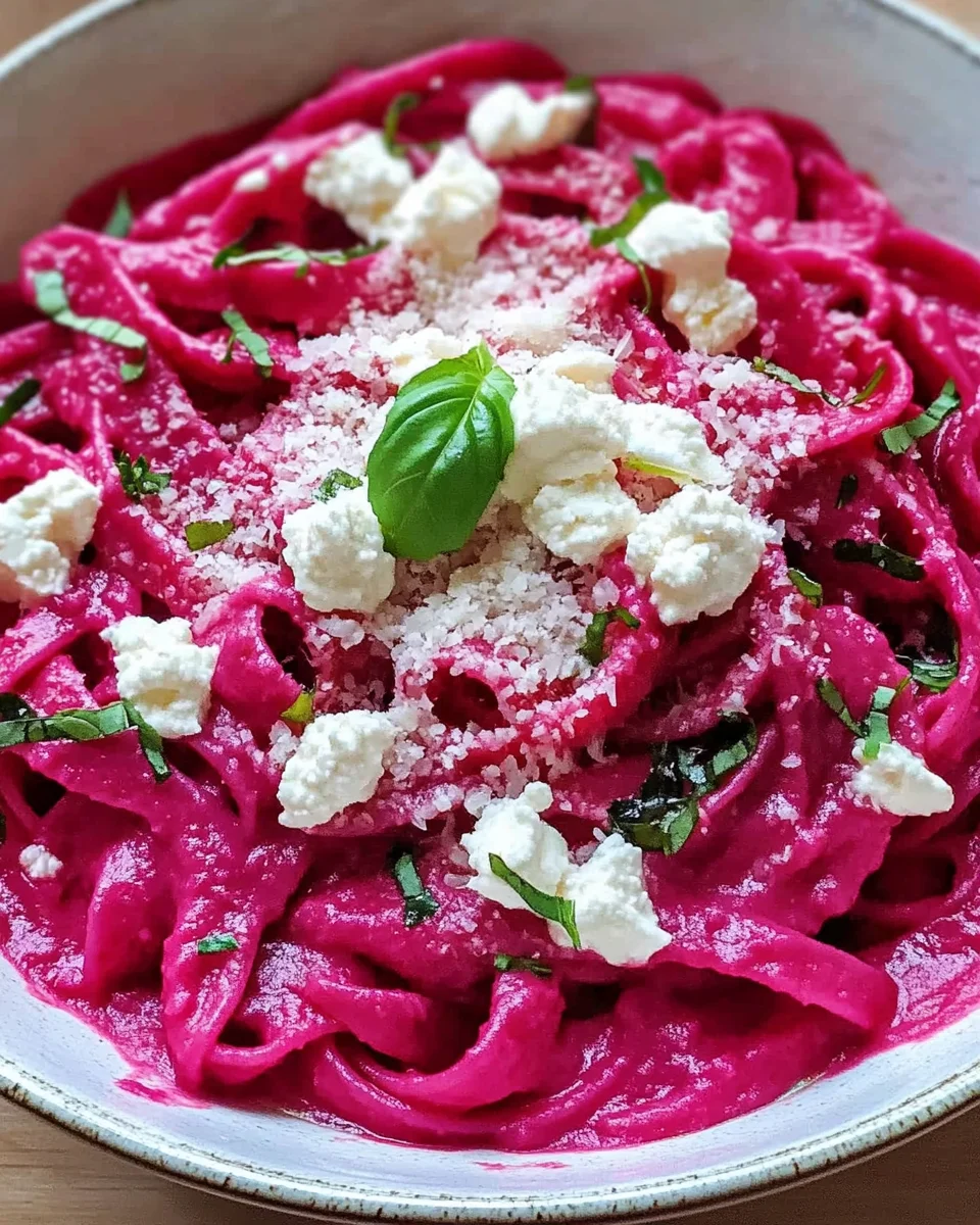 Vegan Beet Pasta